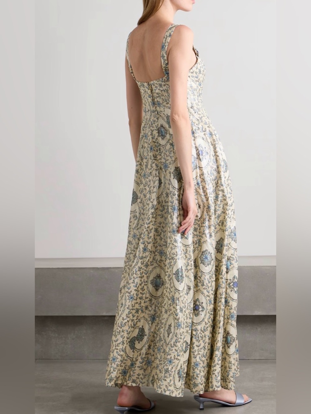 AGUA BY AGUA BENDITA
Aguamarina Platero floral-print linen maxi dress - Picture 4 of 4